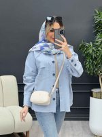 مانتو دو جیب نما کد 4317 - تصویر 8