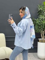 مانتو دو جیب نما کد 4317 - تصویر 18