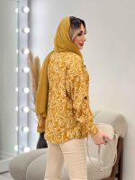 شومیز طرح دار تک جیب کد 4560 - تصویر 14