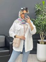 مانتو دو جیب زاپ دار کد 4319 - تصویر 10