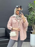 مانتو دو جیب زاپ دار کد 4319 - تصویر 22