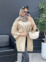 مانتو لینن پشت قیطان دوزی کد 4446 - تصویر 8
