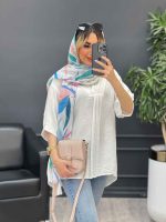 مانتو جلو بسته پیله دار کد 4650 - تصویر 13