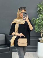 مانتو جلو بسته پیله دار کد 4650 - تصویر 8