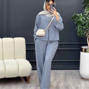 ست کت و شلوار بغل چاک کد 4599