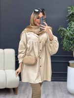مانتو جلو چین دار کد 4466 - تصویر 16