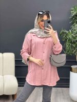 مانتو کرسپو جلو پیله کد 4468 - تصویر 3