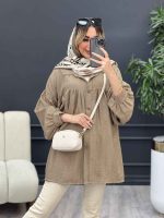 مانتو جلو چین دار کد 4466 - تصویر 8