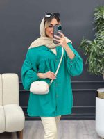 مانتو جلو چین دار کد 4466 - تصویر 30