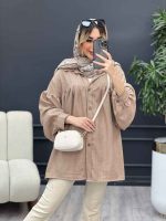مانتو جلو چین دار کد 4466 - تصویر 12
