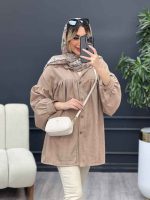 مانتو جلو چین دار کد 4466 - تصویر 24