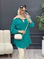 مانتو کرسپو جلو پیله کد 4468 - تصویر 22
