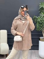 مانتو کرسپو جلو پیله کد 4468 - تصویر 9