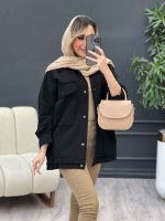 مانتو لینن پشت دکمه کد 4349 - تصویر 7