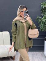 مانتو کتان تکه دوزی کد 4565 - تصویر 10