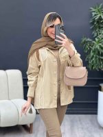 مانتو کتان تکه دوزی کد 4565 - تصویر 9
