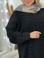 مانتو دوخت دار تک جیب کد 4609 - تصویر 5