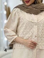 شومیز ترکیبی بهار کد 4581 - تصویر 9