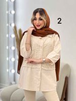شومیز ترکیبی بهار کد 4581 - تصویر 16