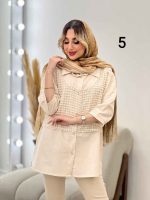شومیز ترکیبی بهار کد 4581 - تصویر 10
