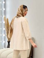 شومیز ترکیبی بهار کد 4581 - تصویر 3