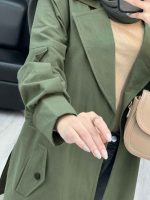 مانتو لینن سر شانه ژیله کد 4663 - تصویر 15