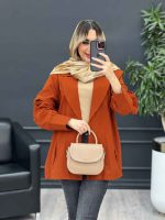 مانتو لینن سر شانه ژیله کد 4663 - تصویر 2