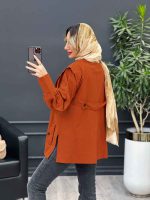 مانتو لینن سر شانه ژیله کد 4663 - تصویر 16