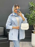 مانتو لینن سر شانه ژیله کد 4663 - تصویر 9
