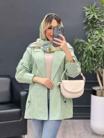 مانتو لینن سر شانه ژیله کد 4663 - تصویر 5