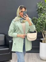 مانتو لینن سر شانه ژیله کد 4663 - تصویر 12