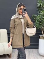 مانتو لینن پشت دکمه کد 4349 - تصویر 5