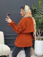 مانتو ژیله دار آستین گت کد 4665 - تصویر 14