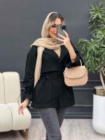 مانتو ژیله دار آستین گت کد 4665 - تصویر 3
