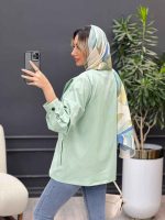 مانتو لینن شش دکمه کد 4664 - تصویر 13
