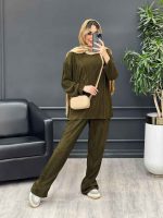 ست بلوز و شلوار پلیسه دار کد 4298 - تصویر 13