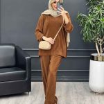 ست بلوز و شلوار پلیسه دار کد 4298