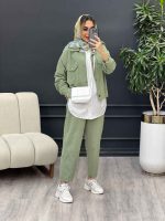 ست سه تکه دو جیب پاکتی کد 4660 - تصویر 3