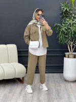 ست سه تکه دو جیب پاکتی کد 4660 - تصویر 6