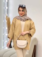 مانتو دو جیب نما پایین هلال کد 4385 - تصویر 2