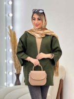 مانتو دو جیب نما پایین هلال کد 4385 - تصویر 5
