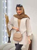 مانتو دو جیب نما پایین هلال کد 4385 - تصویر 15