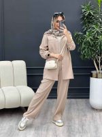 ست مانتو و شلوار کراش کد 4615 - تصویر 19