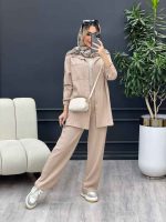 ست مانتو و شلوار کراش کد 4615 - تصویر 12