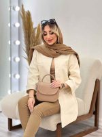 مانتو چهار جیب مغزی دوزی کد 4423 - تصویر 7