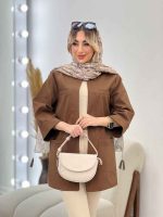 مانتو چهار جیب مغزی دوزی کد 4423 - تصویر 3