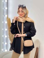 شومیز یقه سنگ دوزی کد 4355 - تصویر 9