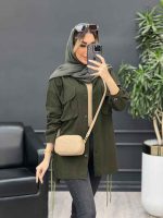 مانتو لینن جیب پیله بنددار کد 4577 - تصویر 16