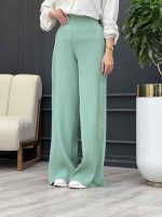 شلوار رنگی پلیسه ریز کد 4578 - تصویر 2