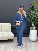 ست مانتو و شلوار تک جیب کد 4676 - تصویر 13